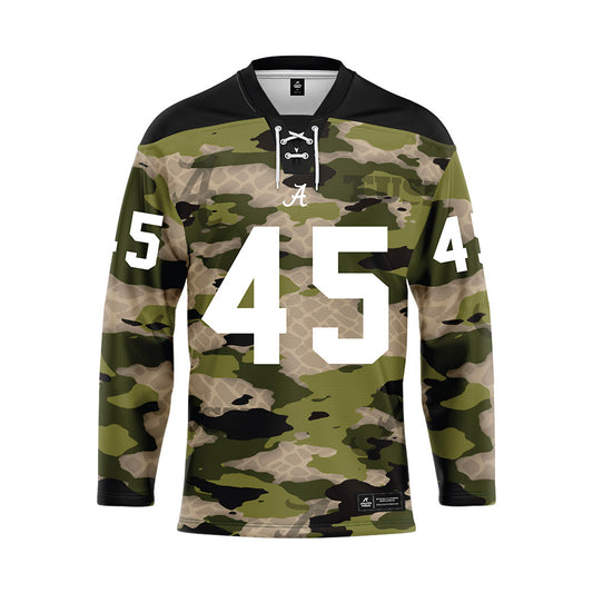 Alabama - NCAA Football : David Bird - Camo Jersey-0