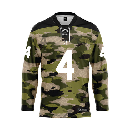 Alabama - NCAA Football : Daniel Hill - Camo Jersey-0
