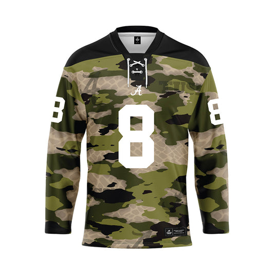 Alabama - NCAA Football : Justin Hill - Camo Jersey-0