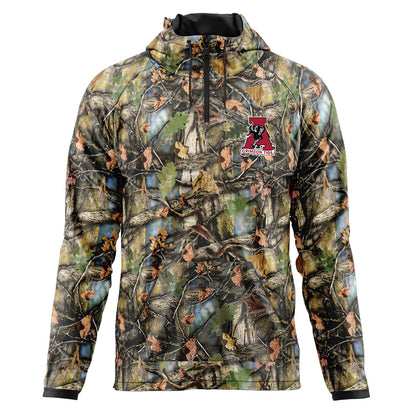 Alabama - : - Camo Quarter Zip Windbreaker-0