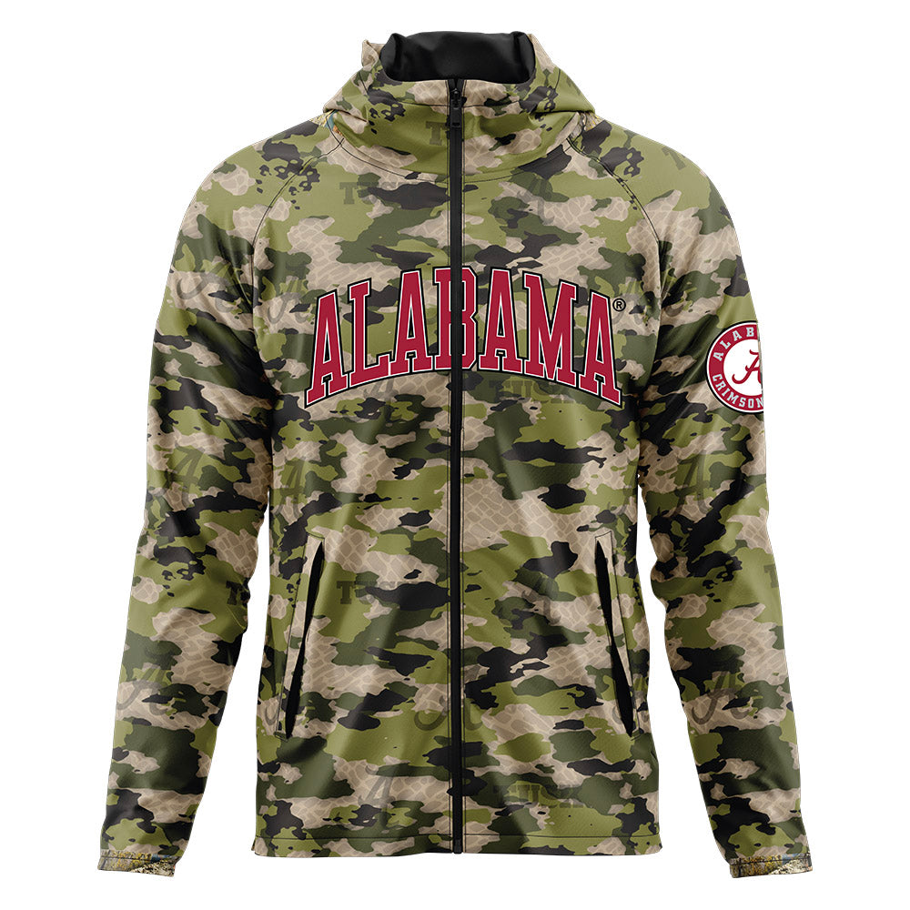 Alabama - : - Full Zip Windbreaker-0