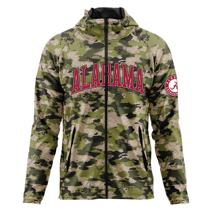 Alabama - : - Full Zip Windbreaker-0