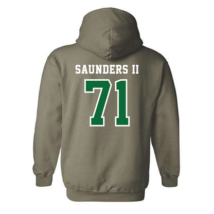EMich - NCAA Football : Terrance Saunders II - Classic Shersey Hooded Sweatshirt-1