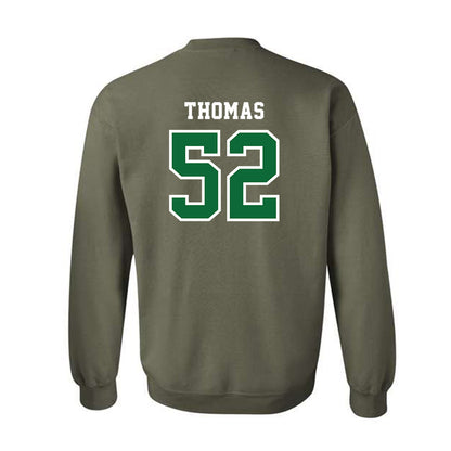 EMich - NCAA Football : Javon Thomas - Classic Shersey Crewneck Sweatshirt-1