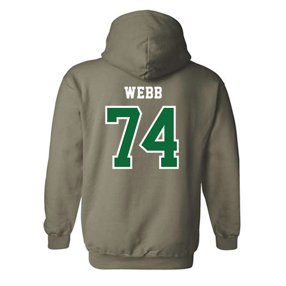 EMich - NCAA Football : Spencer Webb - Classic Shersey Hooded Sweatshirt-1
