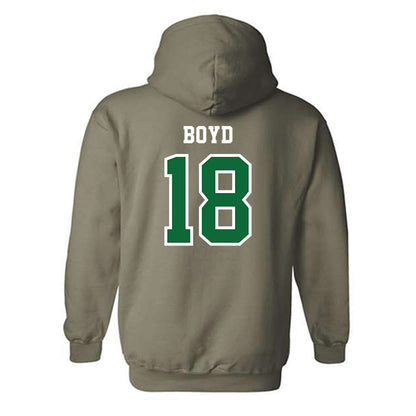 EMich - NCAA Football : Dior Boyd - Classic Shersey Hooded Sweatshirt-1