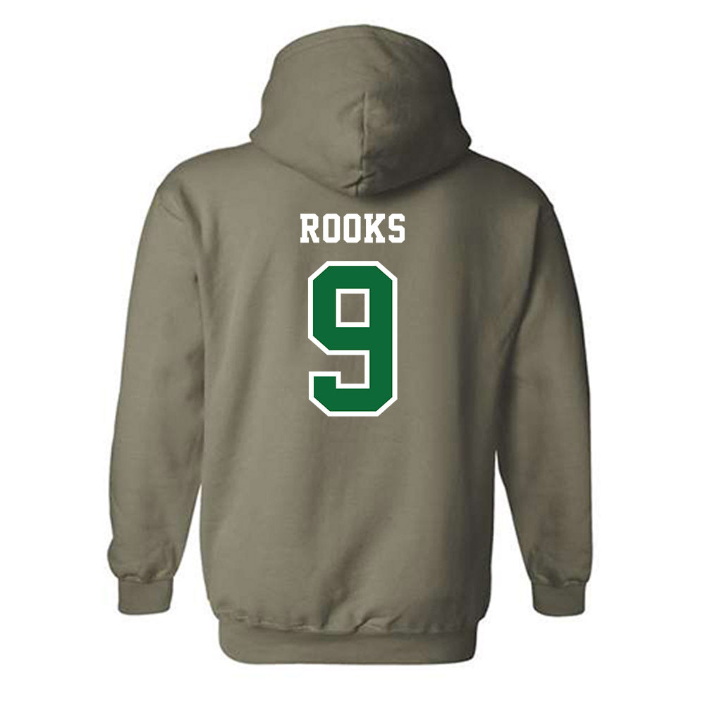 EMich - NCAA Football : Porter Rooks - Classic Shersey Hooded Sweatshirt-1
