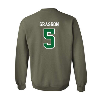 EMich - NCAA Women's Volleyball : Ella Grasson - Classic Shersey Crewneck Sweatshirt-1