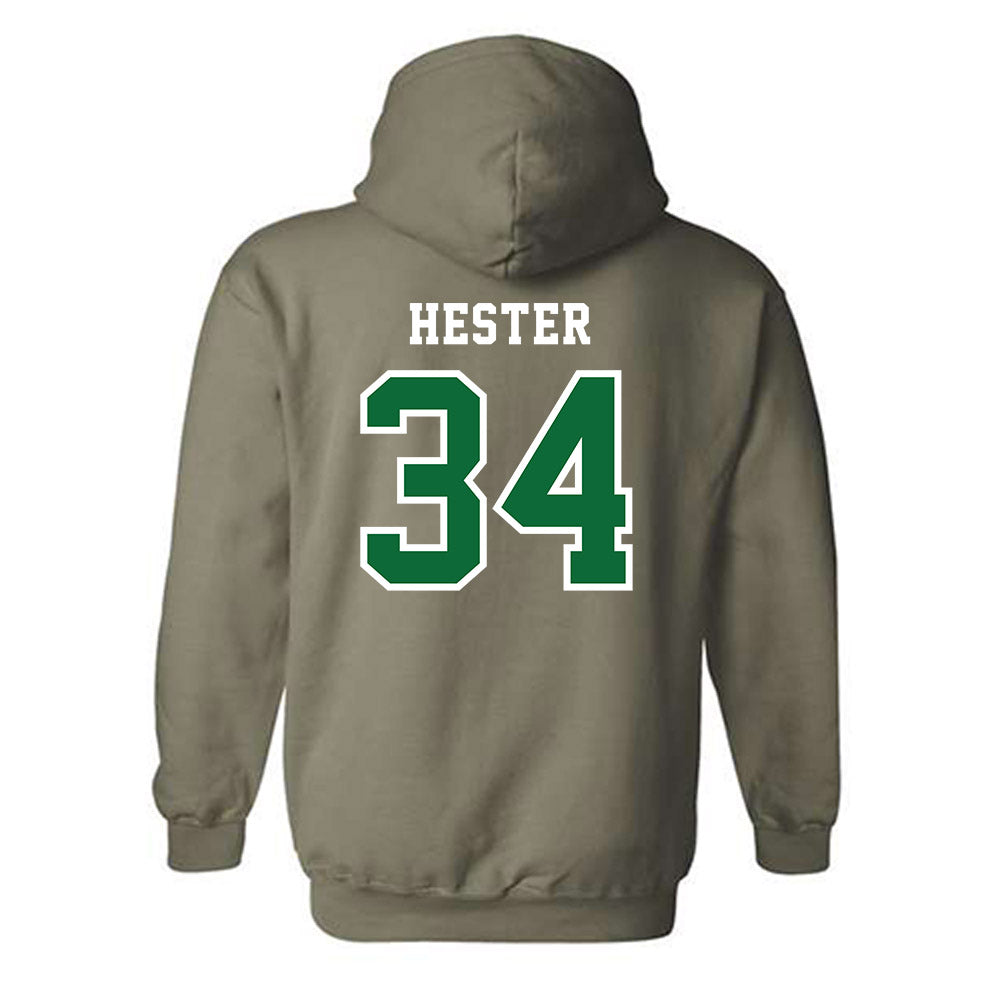 EMich - NCAA Football : Ray Hester - Classic Shersey Hooded Sweatshirt-1