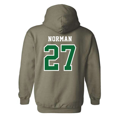 EMich - NCAA Football : Jayvin Norman - Classic Shersey Hooded Sweatshirt-1