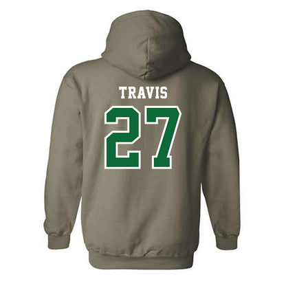 EMich - NCAA Baseball : Harrison Travis - Classic Shersey Hooded Sweatshirt-1
