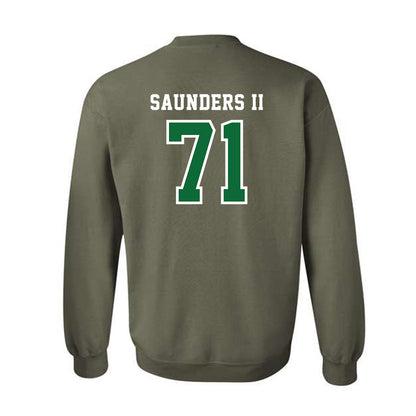 EMich - NCAA Football : Terrance Saunders II - Classic Shersey Crewneck Sweatshirt-1
