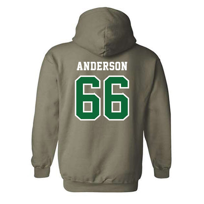 EMich - NCAA Football : Joshua Anderson - Classic Shersey Hooded Sweatshirt-1