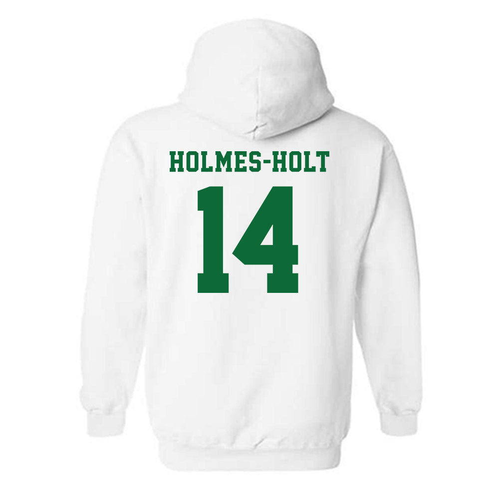 EMich - NCAA Football : Eli Holmes-Holt - Classic Shersey Hooded Sweatshirt-1