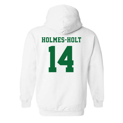 EMich - NCAA Football : Eli Holmes-Holt - Classic Shersey Hooded Sweatshirt-1