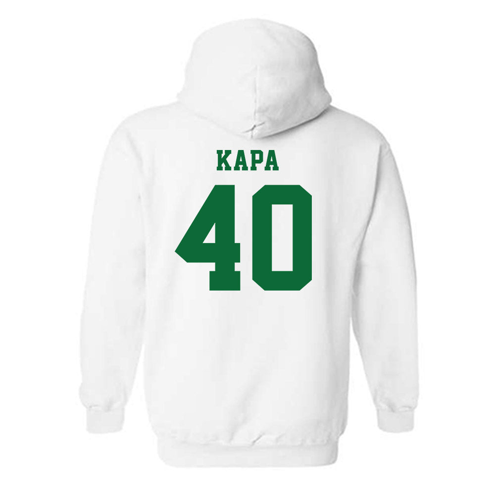 EMich - NCAA Baseball : Tyler Kapa - Classic Shersey Hooded Sweatshirt-1