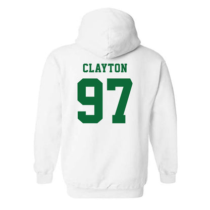 EMich - NCAA Football : Duke Clayton - Classic Shersey Hooded Sweatshirt-1