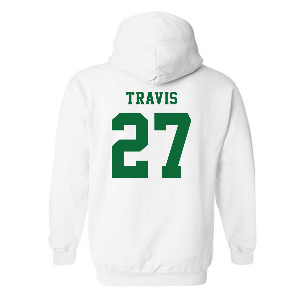 EMich - NCAA Baseball : Harrison Travis - Classic Shersey Hooded Sweatshirt-1