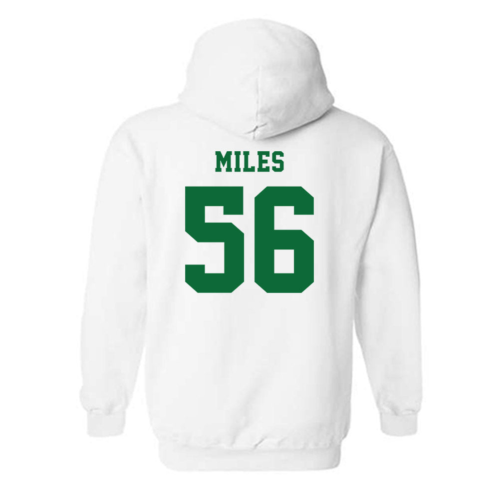 EMich - NCAA Football : Sterling Miles - Classic Shersey Hooded Sweatshirt-1