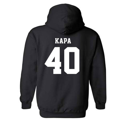 EMich - NCAA Baseball : Tyler Kapa - Classic Shersey Hooded Sweatshirt-1