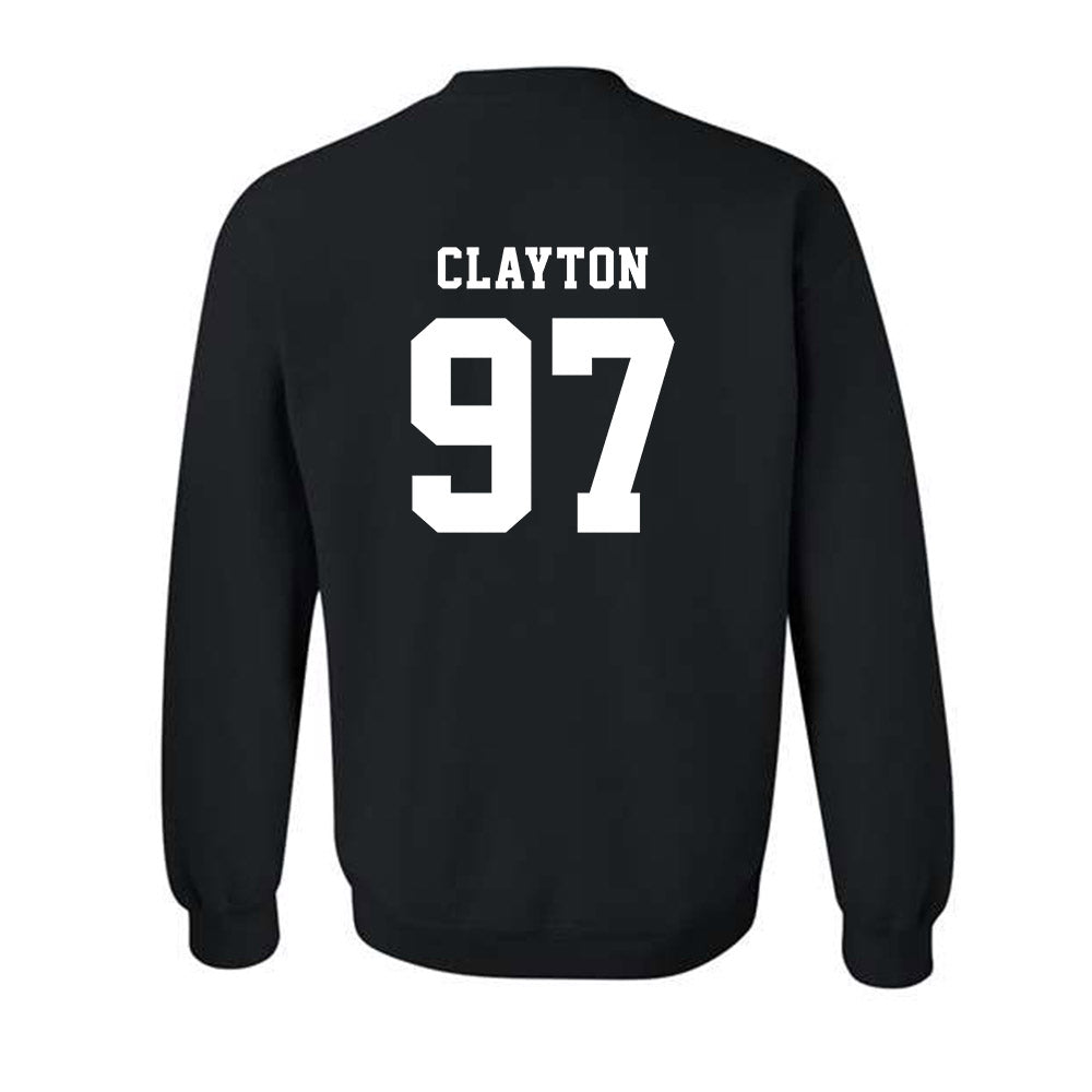 EMich - NCAA Football : Duke Clayton - Classic Shersey Crewneck Sweatshirt-1