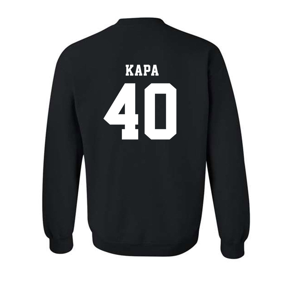EMich - NCAA Baseball : Tyler Kapa - Classic Shersey Crewneck Sweatshirt-1