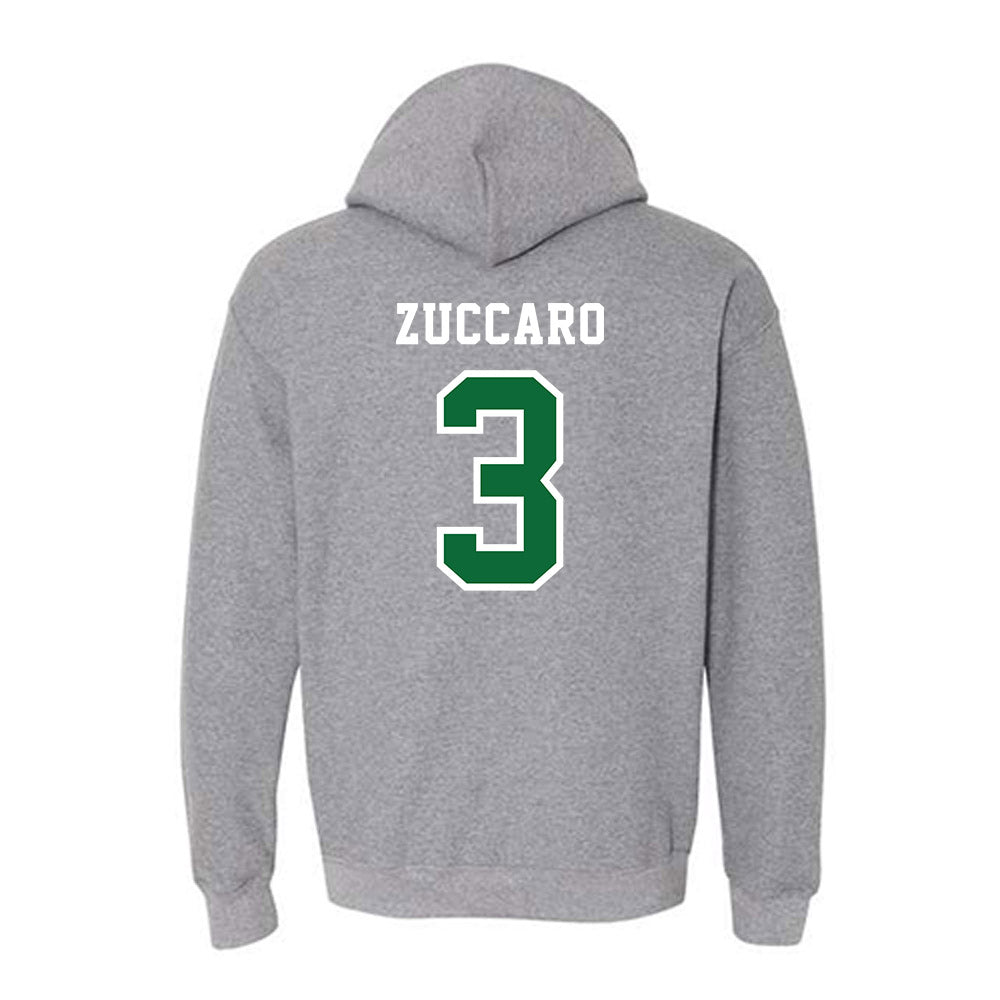 EMich - NCAA Baseball : Giano Zuccaro - Classic Shersey Hooded Sweatshirt-1