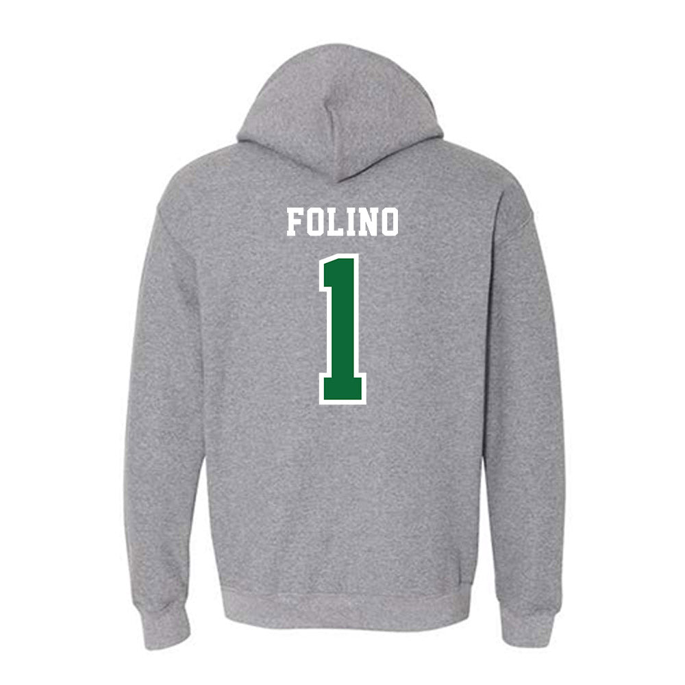 EMich - NCAA Women's Soccer : Nica Folino - Classic Shersey Hooded Sweatshirt-1