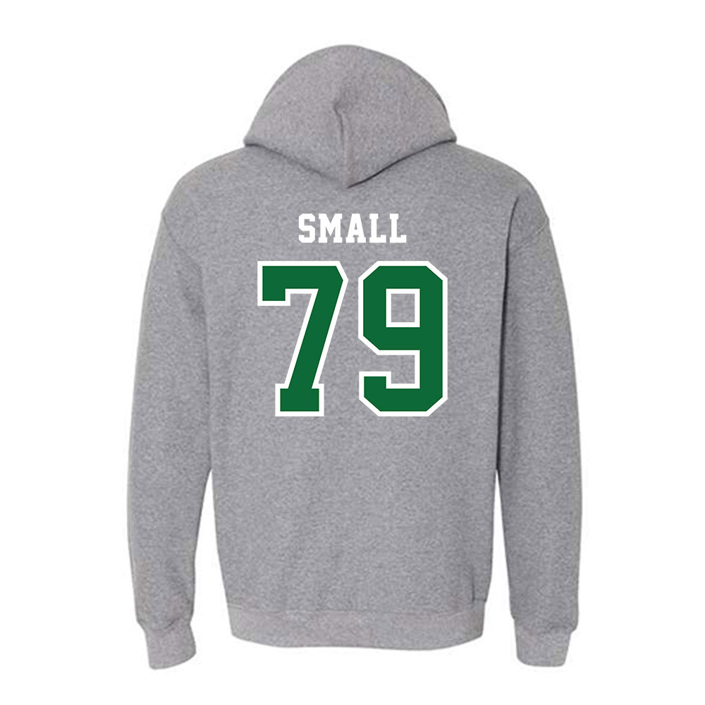 EMich - NCAA Football : Everett Small - Classic Shersey Hooded Sweatshirt-1