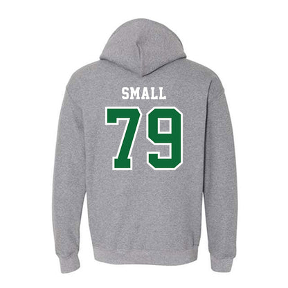 EMich - NCAA Football : Everett Small - Classic Shersey Hooded Sweatshirt-1