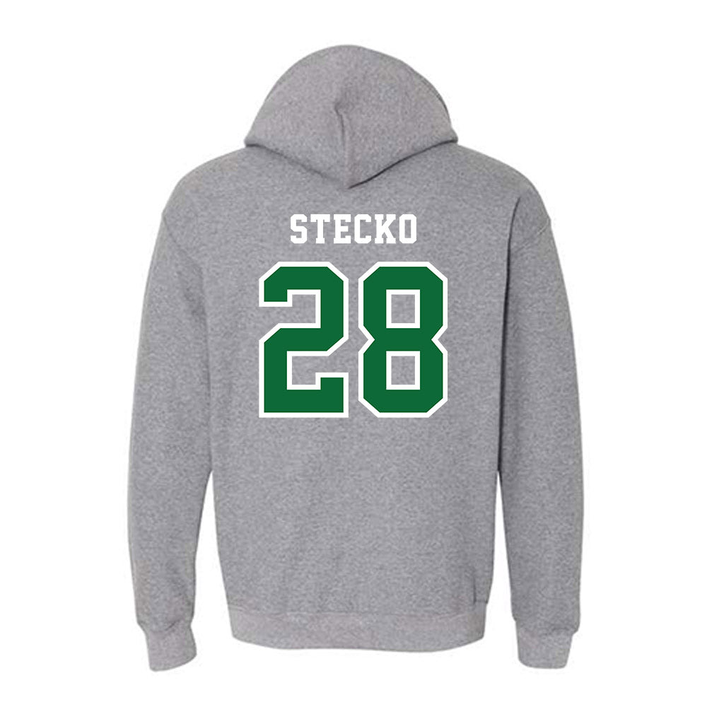 EMich - NCAA Baseball : Ty Stecko - Classic Shersey Hooded Sweatshirt-1