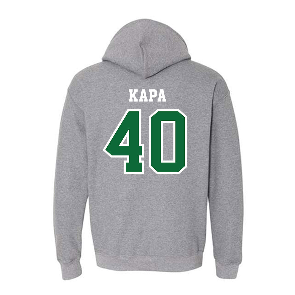 EMich - NCAA Baseball : Tyler Kapa - Classic Shersey Hooded Sweatshirt-1