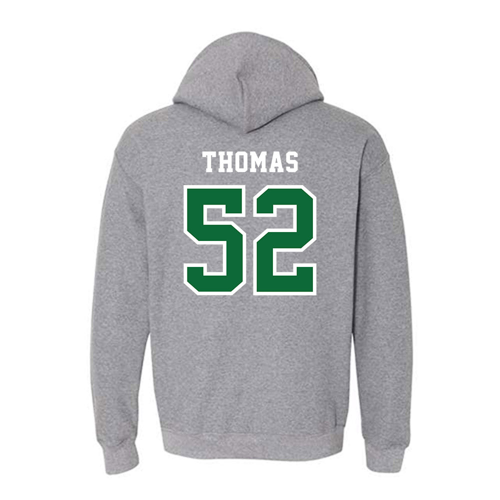 EMich - NCAA Football : Javon Thomas - Classic Shersey Hooded Sweatshirt-1