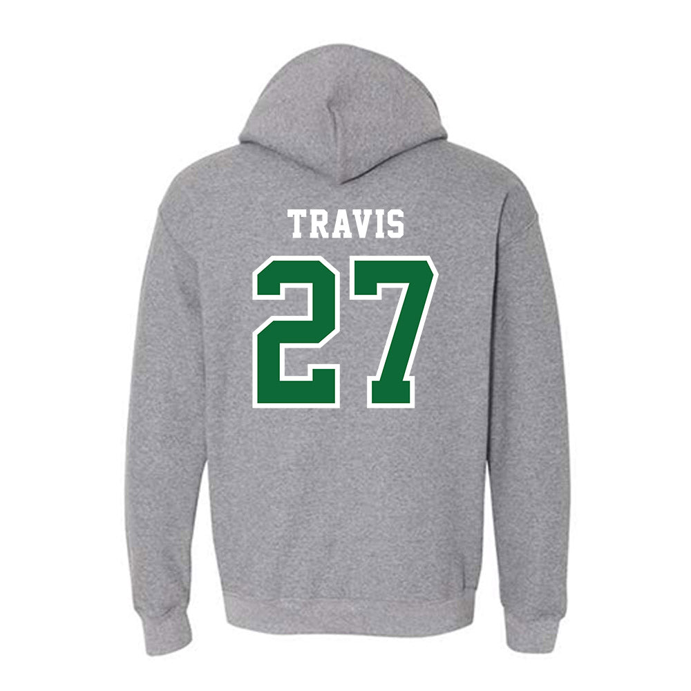 EMich - NCAA Baseball : Harrison Travis - Classic Shersey Hooded Sweatshirt-1