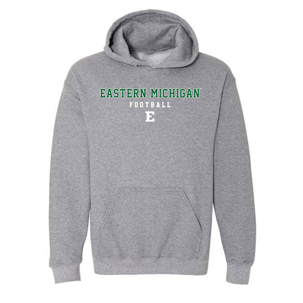 EMich - NCAA Football : Eli Holmes-Holt - Classic Shersey Hooded Sweatshirt-0