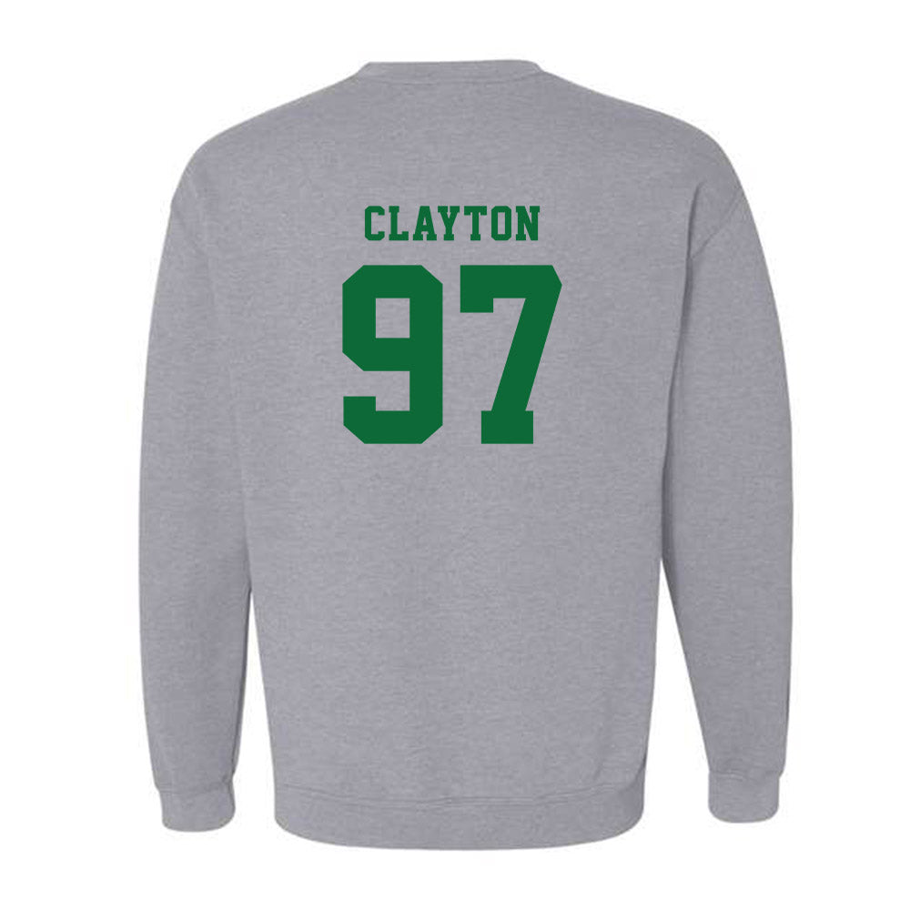 EMich - NCAA Football : Duke Clayton - Classic Shersey Crewneck Sweatshirt-1