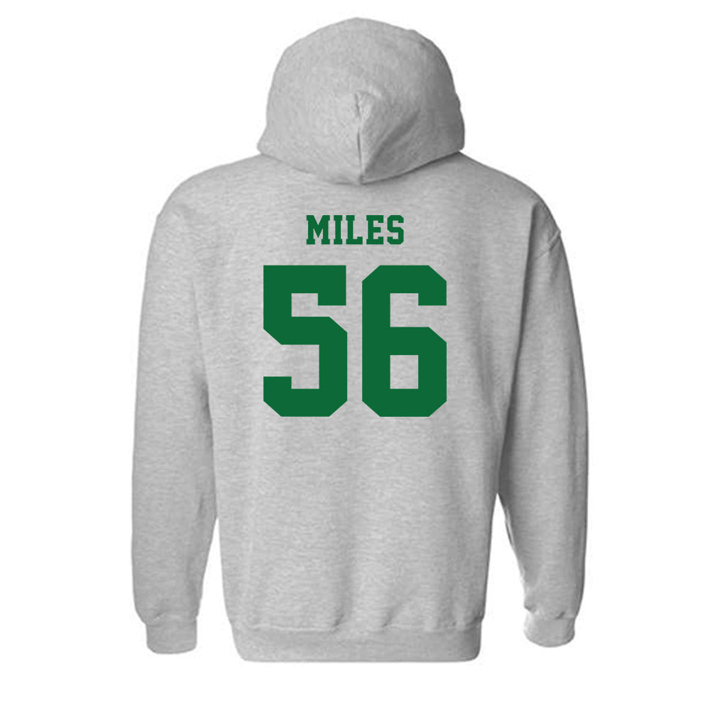 EMich - NCAA Football : Sterling Miles - Classic Shersey Hooded Sweatshirt-1