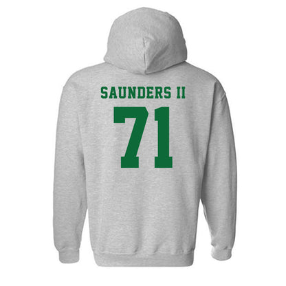 EMich - NCAA Football : Terrance Saunders II - Classic Shersey Hooded Sweatshirt-1