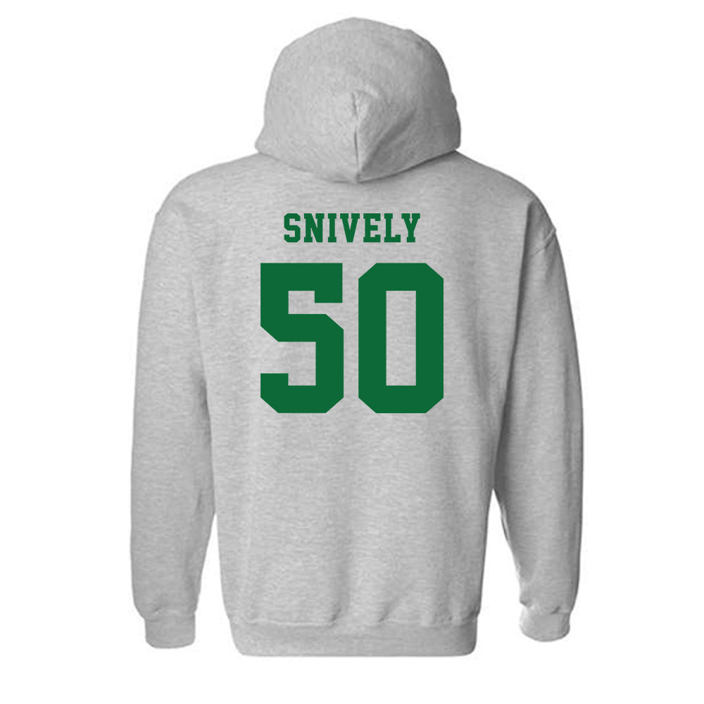 EMich - NCAA Football : Owen Snively - Classic Shersey Hooded Sweatshirt-1
