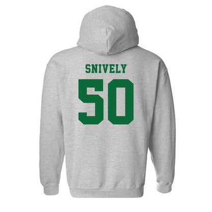 EMich - NCAA Football : Owen Snively - Classic Shersey Hooded Sweatshirt-1