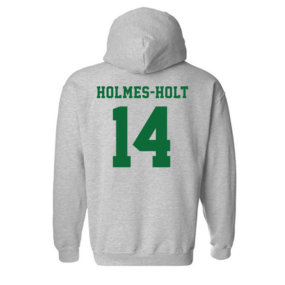 EMich - NCAA Football : Eli Holmes-Holt - Classic Shersey Hooded Sweatshirt-1