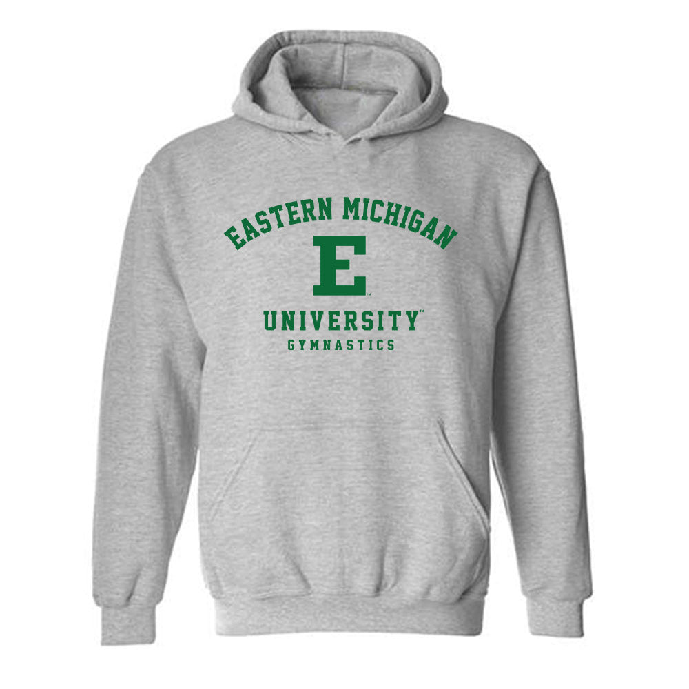 EMich - NCAA Women's Gymnastics : Jaelyn Stetz - Classic Shersey Hooded Sweatshirt-0