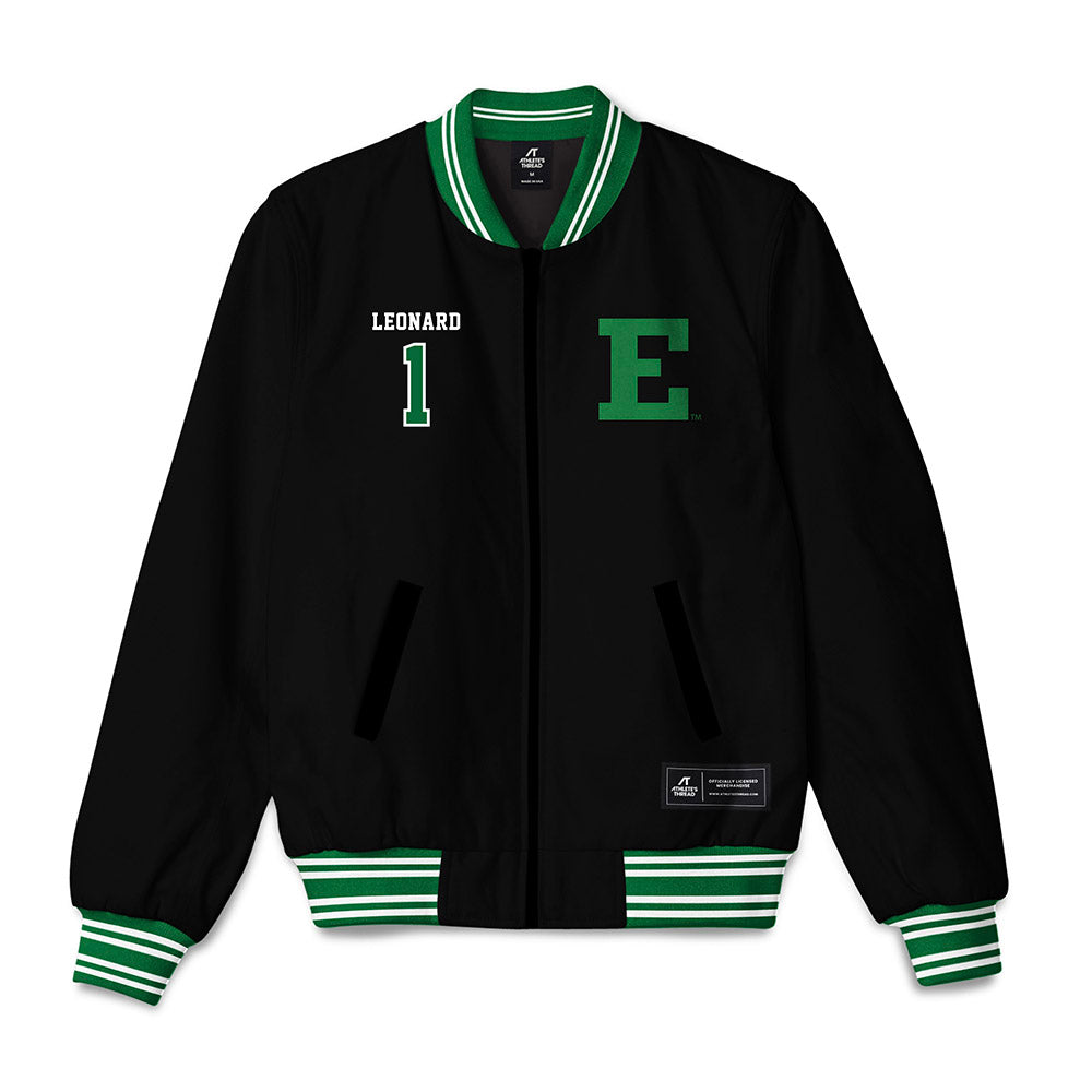 EMich - NCAA Baseball : Jake Leonard - Bomber Jacket-0