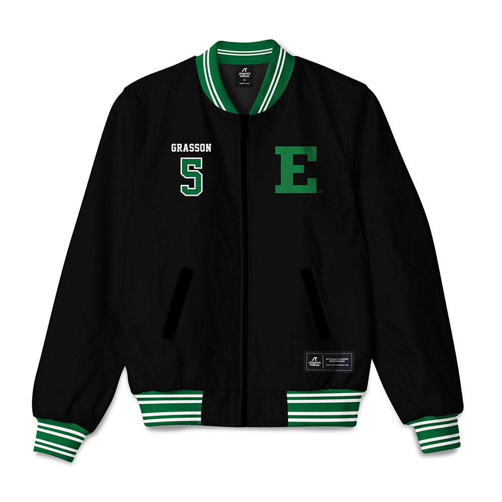 EMich - NCAA Women's Volleyball : Ella Grasson - Bomber Jacket-0