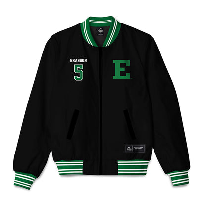EMich - NCAA Women's Volleyball : Ella Grasson - Bomber Jacket-0