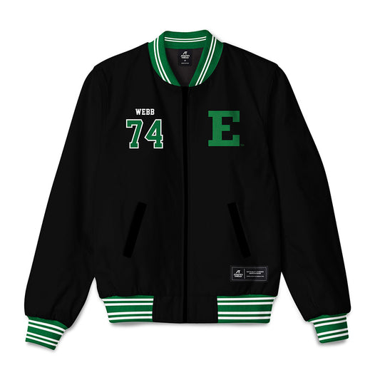 EMich - NCAA Football : Spencer Webb - Bomber Jacket-0