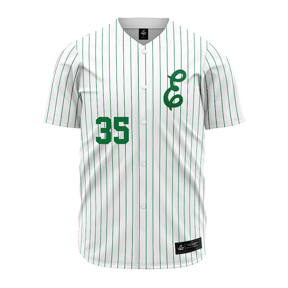 EMich - NCAA Baseball : Jack Angus - White Jersey-0