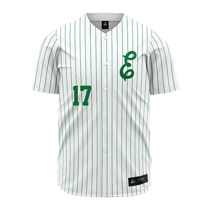 EMich - NCAA Baseball : Ezra Kurek - White Jersey-0