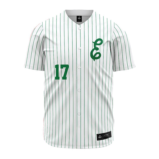 EMich - NCAA Baseball : Ezra Kurek - White Jersey-0