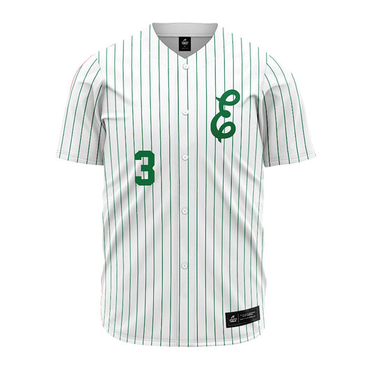 EMich - NCAA Baseball : Giano Zuccaro - White Jersey-0